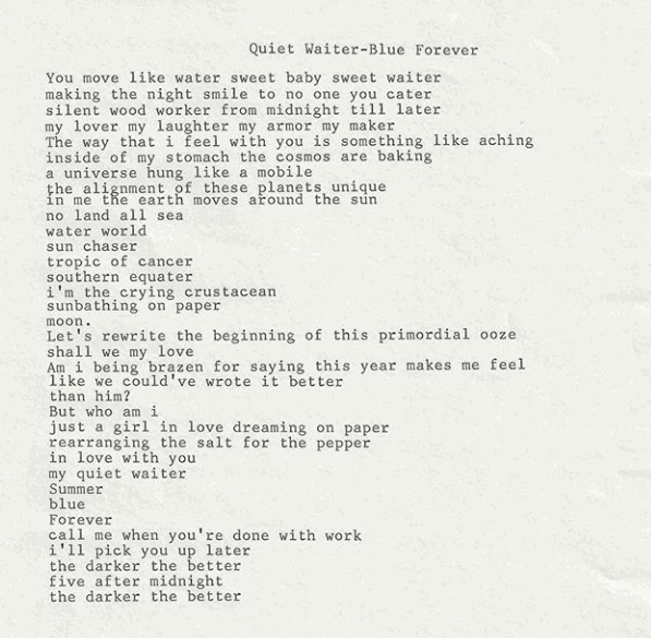 The Poet's List - Poet - Poetry News Spoken word Video - Lana Del Rey