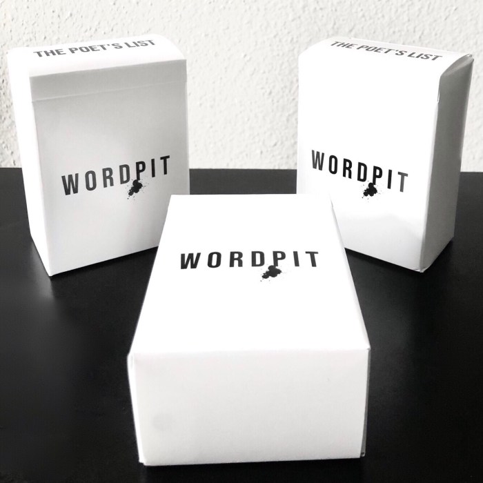 The Poet's List - Poet - Poetry News Spokenword Video - WordPit - Card Game - Pit Pad