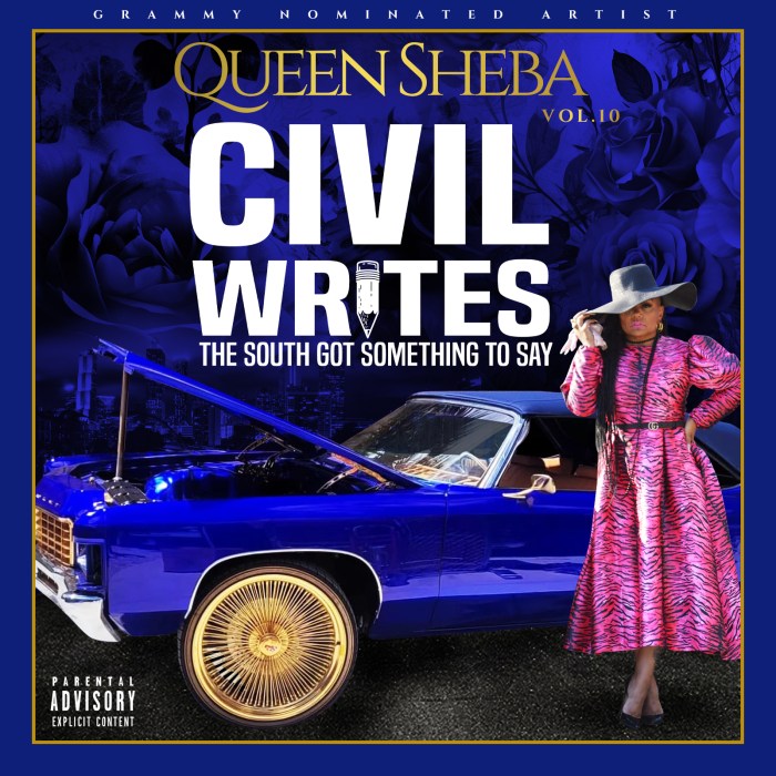 The Poet's List - Poet - Poetry News Spokenword Video - Queen Sheba - Grammy Nominated - Recording Academy - Civil Writes The South Got Something to Say